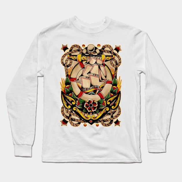 Marine Long Sleeve T-Shirt by Don Chuck Carvalho